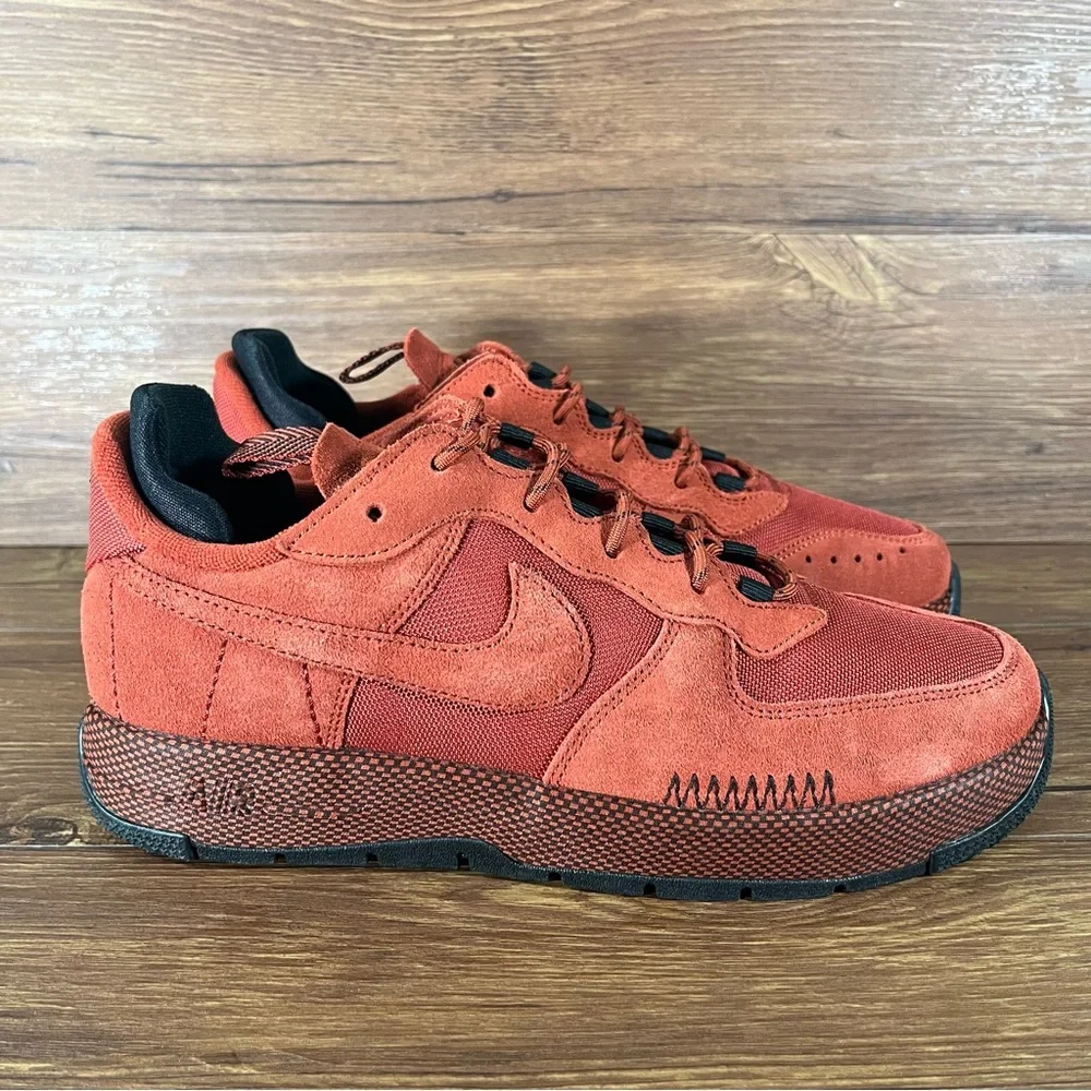 Nike Air Force 1 Wild Low ‘Rugged Orange’ Women’s Size 9.5 Sneakers Shoes - Picture 11 of 11